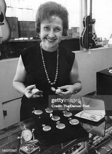 Pawn broker Ruby Widom's stock ranges from toasters to guitars, but antique watches are among her favorite items.;