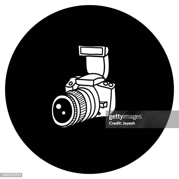 ilustrações de stock, clip art, desenhos animados e ícones de manual camera doodle - espetáculo de arte