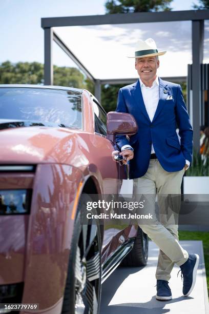 Torsten Müller-Ötvös, Rolls-Royce Motor Cars CEO poses for a photo at The Quail, A Motorsport Gathering on August 18, 2023 in Carmel, California.