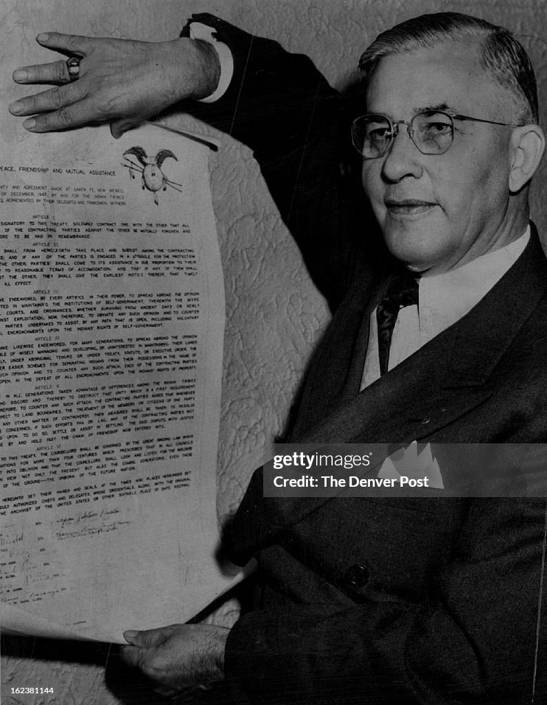DEC 14 1948; Nat Congress of American Indians; The long-lived peace between tribes of the American I
