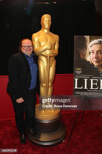 Producer Stefan Arndt of the film 'Amour' attends the 85th annual Academy Awards Foreign Language Film Award photo-op held at the Dolby Theatre on...