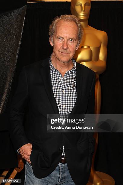 Writer Petter Skavlan of the film 'Kon-Tiki' attends the 85th annual Academy Awards Foreign Language Film Award photo-op held at the Dolby Theatre on...