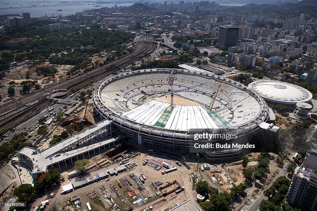 Maracana Stadium Under Restoration 