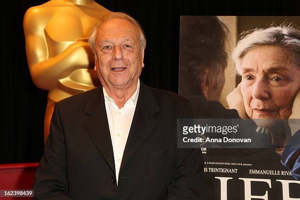 Prodicer Veit Heiduschka of the film 'Amour' attends the 85th annual Academy Awards Foreign Language Film Award photo-op held at the Dolby Theatre on...
