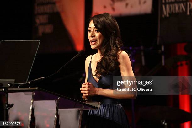 Actress Aimee Garcia host the National Hispanic Media Coalition's 16th Annual Impact Awards Gala at the Beverly Wilshire Four Seasons Hotel on...