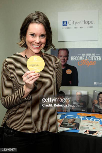 Actress Ashley Williams at GBK's Oscars Gift Lounge 2013 - Day 1 at Sofitel Hotel on February 22, 2013 in Los Angeles, California.