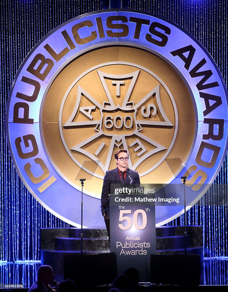 50th Annual ICG Publicists Awards - Inside