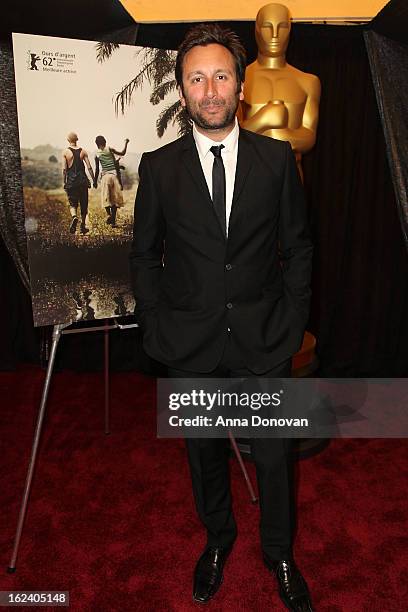 Nicolas Bulduc of the film 'War Witch' attends the 85th annual Academy Awards Foreign Language Film Award photo-op held at the Dolby Theatre on...