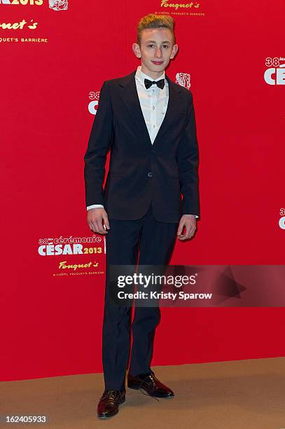 Kacey Mottet Klein attends the Cesar Film Awards 2013 at Le Fouquet's on February 22, 2013 in Paris, France.