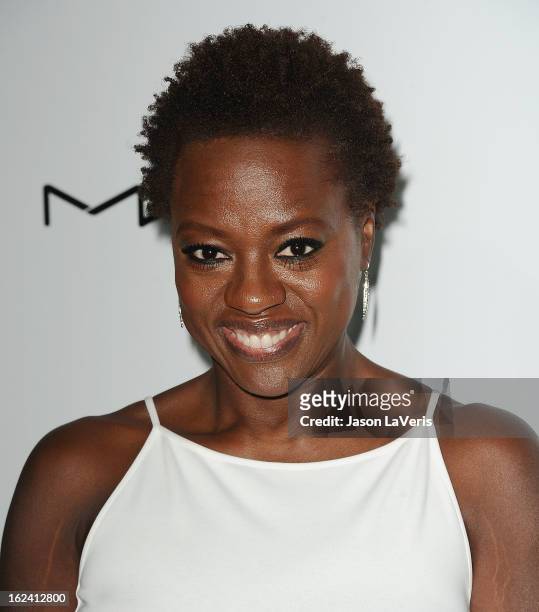 Actress Viola Davis attends the 6th annual Women In Film pre-Oscar cocktail party at Fig & Olive Melrose Place on February 22, 2013 in West...