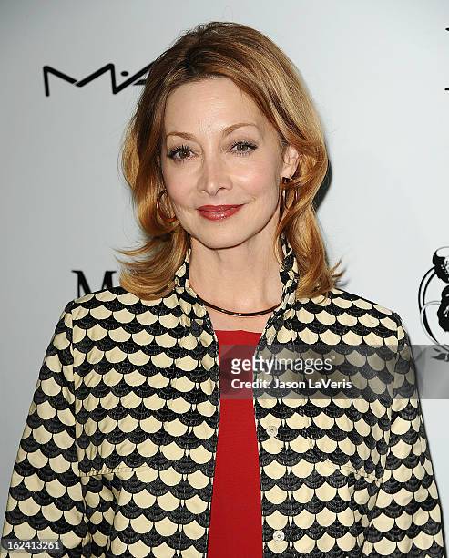 Actress Sharon Lawrence attends the 6th annual Women In Film pre-Oscar cocktail party at Fig & Olive Melrose Place on February 22, 2013 in West...