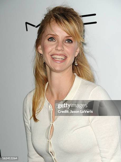 Actress Kelli Garner attends the 6th annual Women In Film pre-Oscar cocktail party at Fig & Olive Melrose Place on February 22, 2013 in West...