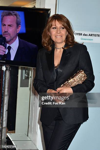 Valerie Benguigui attends the Awards Room - Cesar Film Awards 2013 at the Theatre du Chatelet on February 22, 2013 in Paris, France.