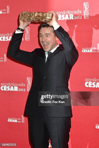 Guillaume de Tonquedec attends the Awards Room - Cesar Film Awards 2013 at the Theatre du Chatelet on February 22, 2013 in Paris, France.