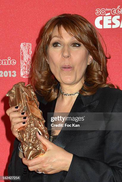 Valerie Benguigui attends the Awards Room - Cesar Film Awards 2013 at the Theatre du Chatelet on February 22, 2013 in Paris, France.