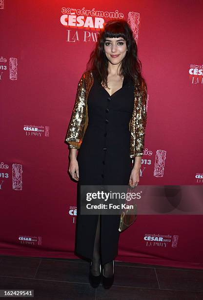 Vanessa Guide attends the Cesar Film Awards 2013 after party at the Club 79 on February 22, 2013 in Paris, France.