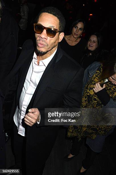 Joey Starr attends the Cesar Film Awards 2013 after party at the Club 79 on February 22, 2013 in Paris, France.