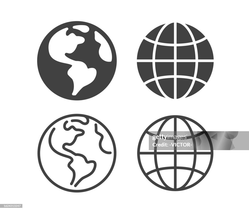 Globe - Illustration Icons