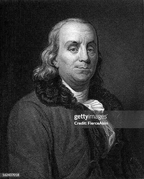 ilustrações de stock, clip art, desenhos animados e ícones de benjamin franklin gravação-ultra xxxl - benjamin franklin