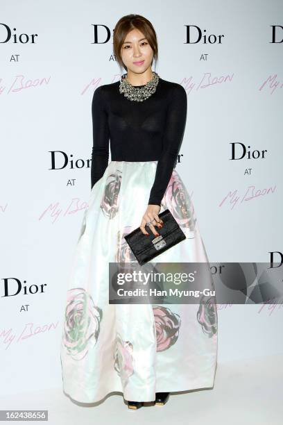 South Korean actress Ha Ji-Won attends a promotional event for the 'Christian Dior' Pop Up Store Opening at My Boon on February 22, 2013 in Seoul,...