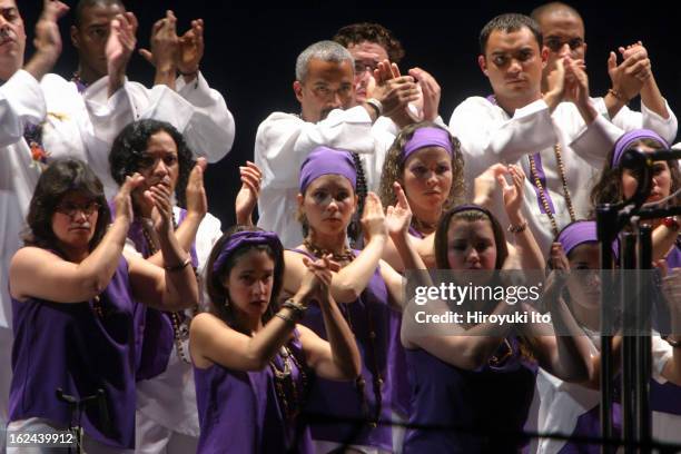 Mostly Mozart Festival presents Osvaldo Golijov's "La Pasion segun San Marcos." at Rose Theater on Saturday night, August 18, 2007.Thie image;Members...