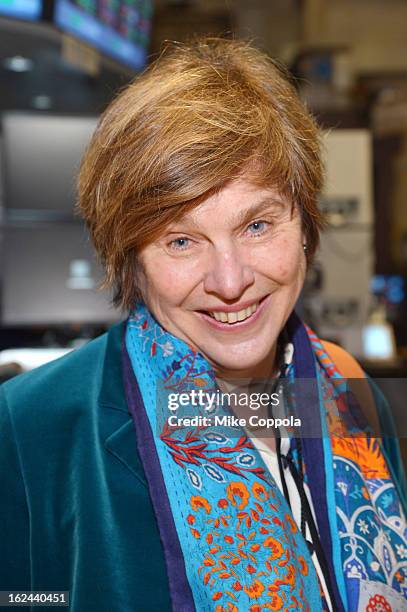 Managing Director of DLD Media Steffi Czerny attends the Kairos Society Global Summit at New York Stock Exchange on February 23, 2013 in New York...