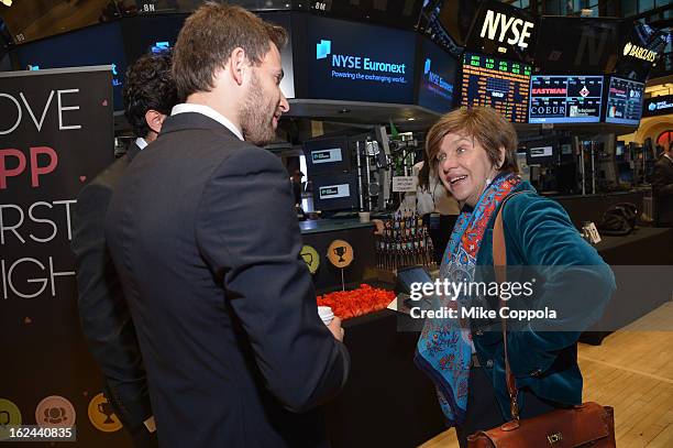 Managing Director of DLD Media Steffi Czerny attends the Kairos Society Global Summit at New York Stock Exchange on February 23, 2013 in New York...