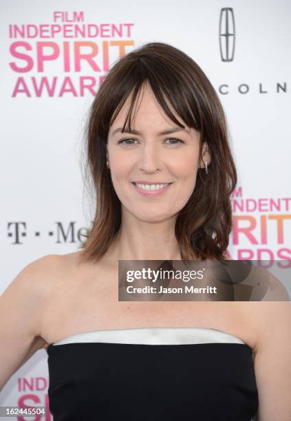 Actress Rosemarie DeWitt attends the 2013 Film Independent Spirit Awards at Santa Monica Beach on February 23, 2013 in Santa Monica, California.