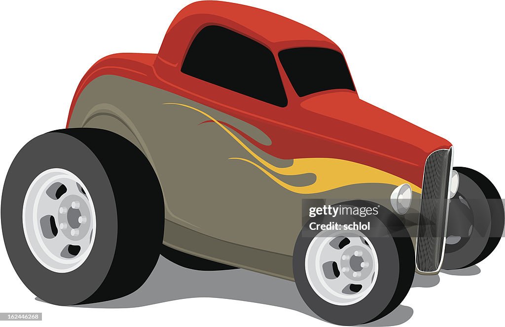 Vector Hot Rod