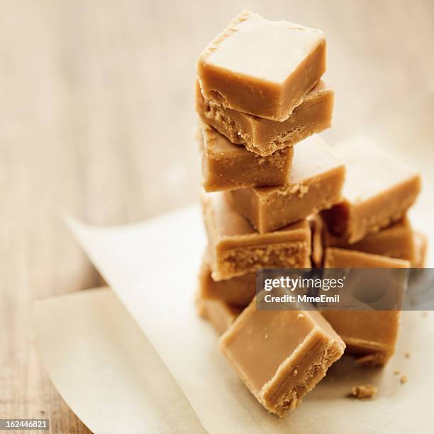 fudge - caramel block stock pictures, royalty-free photos & images