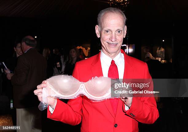 Filmmaker John Waters attends the On3 Official Presenter Gift Lounge during the 2013 Film Independent Spirit Awards at Santa Monica Beach on February...