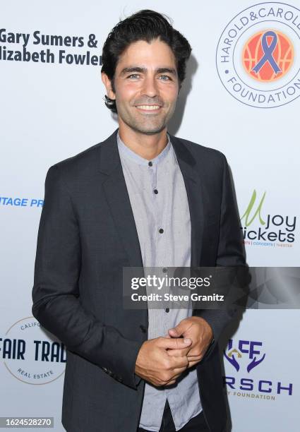 Adrian Grenier arrives at the 23rd Annual Harold & Carole Pump Foundation Gala at The Beverly Hilton on August 18, 2023 in Beverly Hills, California.