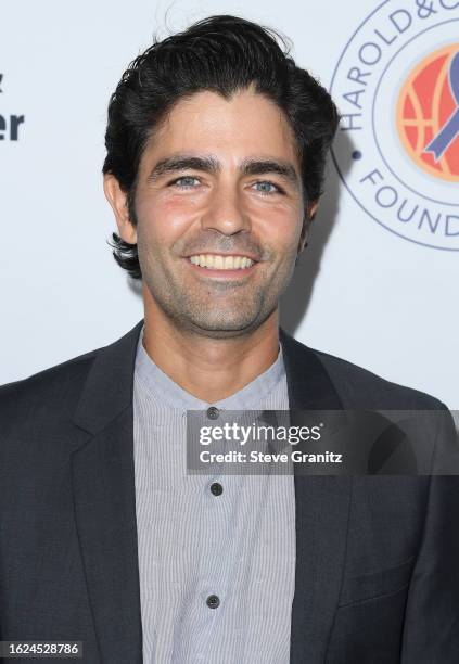 Adrian Grenier arrives at the 23rd Annual Harold & Carole Pump Foundation Gala at The Beverly Hilton on August 18, 2023 in Beverly Hills, California.