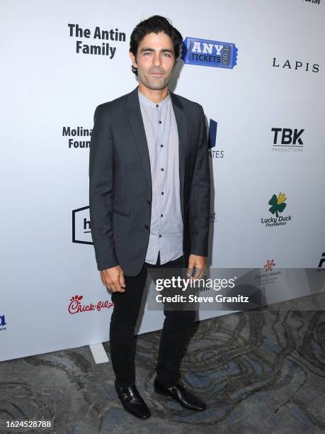 Adrian Grenier arrives at the 23rd Annual Harold & Carole Pump Foundation Gala at The Beverly Hilton on August 18, 2023 in Beverly Hills, California.