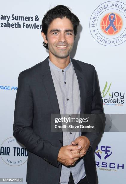 Adrian Grenier arrives at the 23rd Annual Harold & Carole Pump Foundation Gala at The Beverly Hilton on August 18, 2023 in Beverly Hills, California.