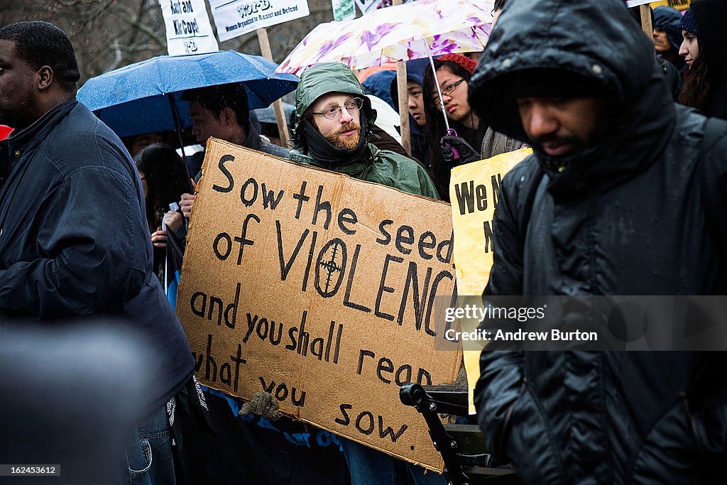 Activists March In New York City To Protest Police Brutality