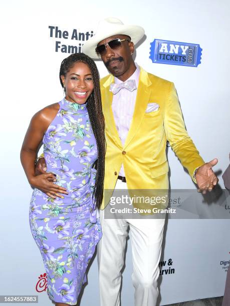 Shah Smoove, JB Smoove arrives at the 23rd Annual Harold & Carole Pump Foundation Gala at The Beverly Hilton on August 18, 2023 in Beverly Hills,...
