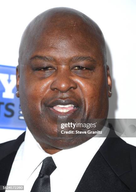 Buster Douglas arrives at the 23rd Annual Harold & Carole Pump Foundation Gala at The Beverly Hilton on August 18, 2023 in Beverly Hills, California.