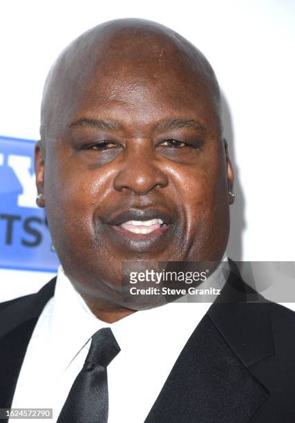 Buster Douglas arrives at the 23rd Annual Harold & Carole Pump Foundation Gala at The Beverly Hilton on August 18, 2023 in Beverly Hills, California.