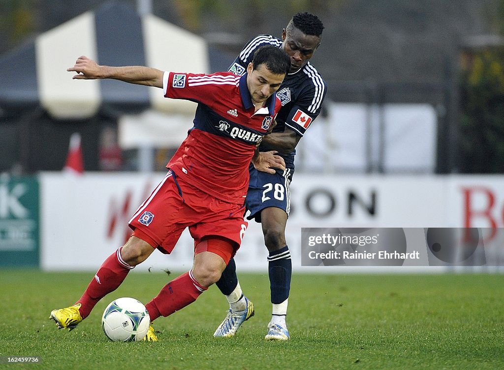 Vancouver Whitecaps v Chicago Fire - Carolina Challenge Cup