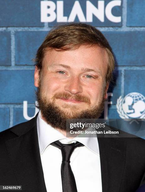 Tom Van Avermaet; attends a Pre-Oscar charity brunch hosted by Montblanc and UNICEF to celebrate the launch of their new "Signature For Good 2013"...