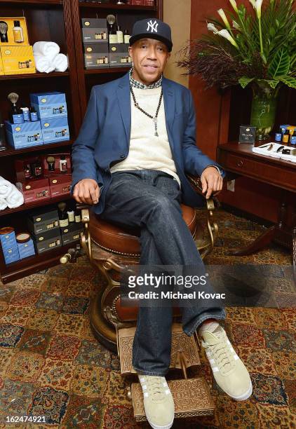 Russell Simmons attends The Art of Shaving And Bungalow 8 Pre-Oscar Party at Petit Ermitage Hotel on February 20, 2013 in West Hollywood, California.