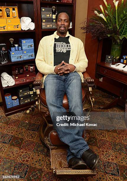 Actor Harold Perrineau attends The Art of Shaving And Bungalow 8 Pre-Oscar Party at Petit Ermitage Hotel on February 20, 2013 in West Hollywood,...