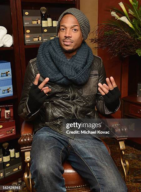 Actor Marlon Wayans attends the The Art of Shaving And Bungalow 8 Pre-Oscar Party at Petit Ermitage Hotel on February 20, 2013 in West Hollywood,...