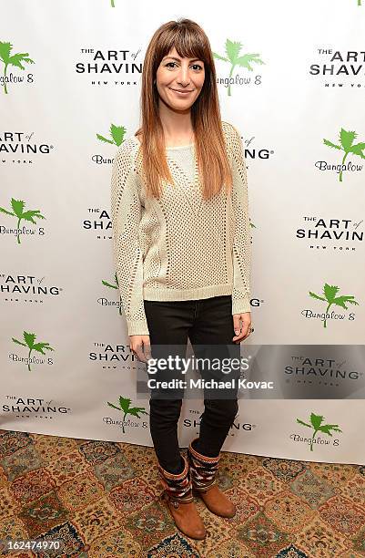 Actress Nasim Pedrad attends The Art of Shaving And Bungalow 8 Pre-Oscar Party at Petit Ermitage Hotel on February 20, 2013 in West Hollywood,...