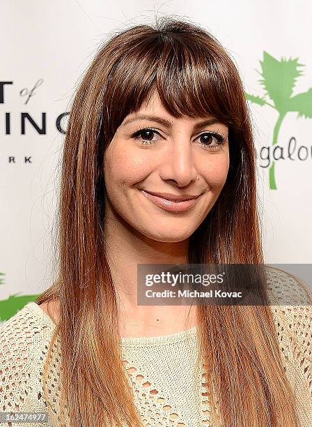 Actress Nasim Pedrad attends The Art of Shaving And Bungalow 8 Pre-Oscar Party at Petit Ermitage Hotel on February 20, 2013 in West Hollywood,...