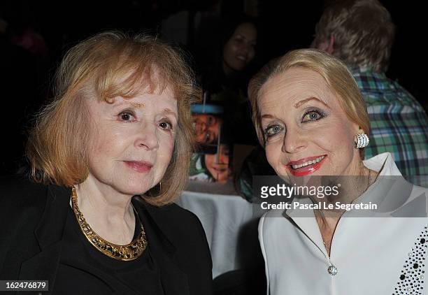 Actress Piper Laurie and Anne Jeffreys attend a Pre-Oscar charity brunch hosted by Montblanc and UNICEF to celebrate the launch of their new...