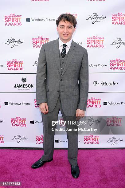 Director Benh Zeitlin attends the 2013 Film Independent Spirit Awards After Party hosted by Microsoft Windows Phone at The Bungalow at The Fairmont...