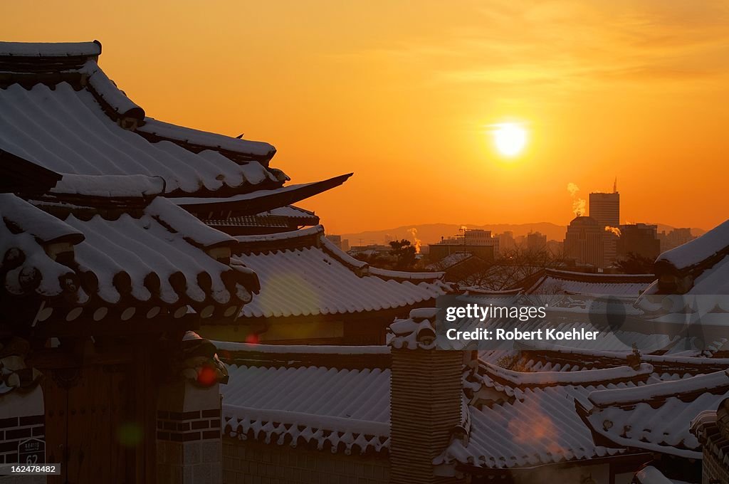 Sunrise, Bukchon Hanok Village