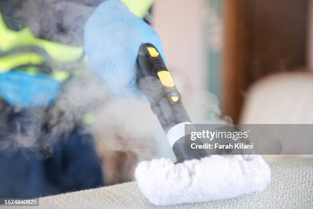 professional housekeeping cleaning services. - impresa di pulizie foto e immagini stock